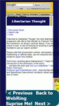 Mobile Screenshot of libertarianthought.com